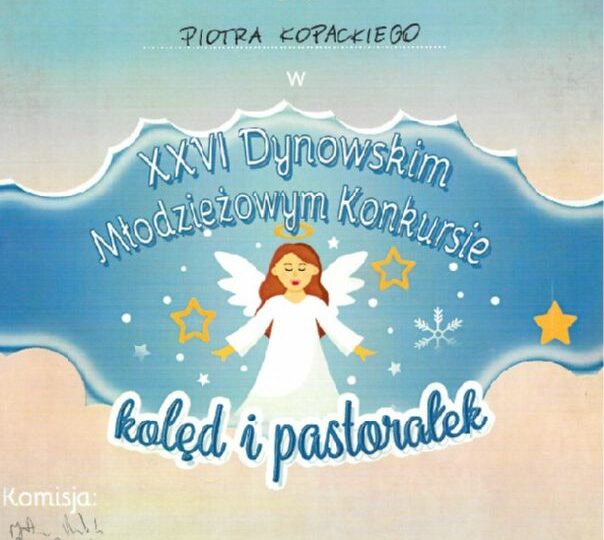 Wyróżnienie dla Piotra Kopackiego w XXVI Dynowskim Młodzieżowym Konkursie Kolęd i Pastorałek.