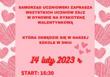 Walentynki w Zespole Szkół Zawodowych w Dynowie