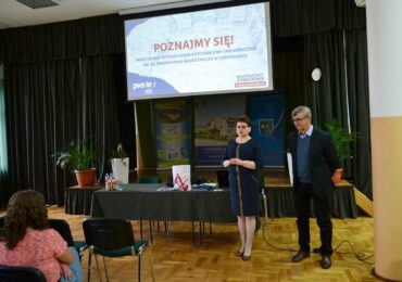 Spotkanie uczniów klas maturalnych z przedstawicielami  Państwowej Wyższej Szkoły Techniczno – Ekonomicznej w Jarosławiu