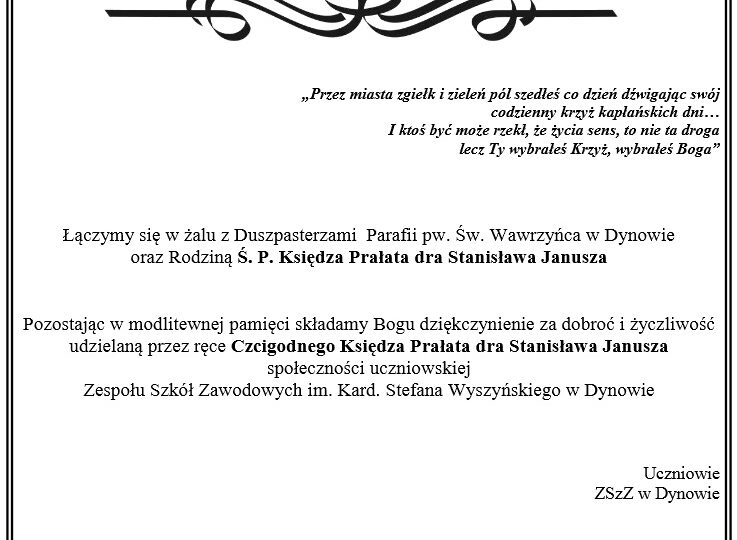 Uczniowie ZSzZ w Dynowie