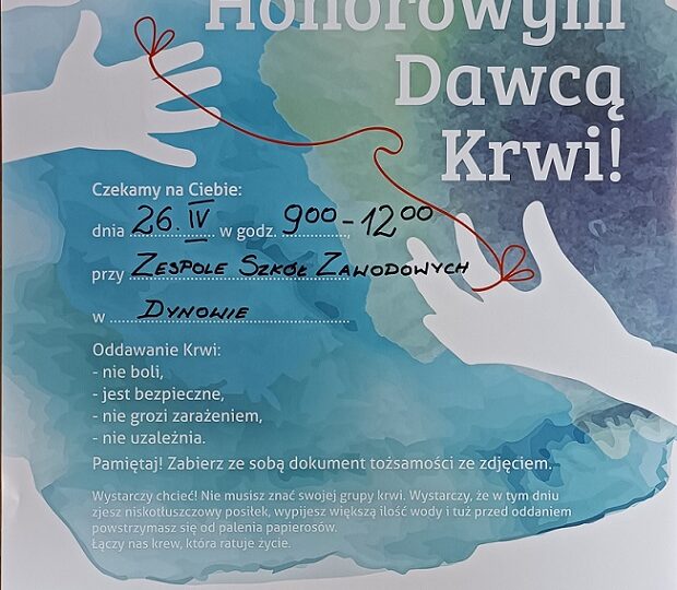 Zostań Honorowym Dawcą Krwi