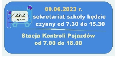 W piątek szkoła i Stacja Kontroli Pojazdów otwarta