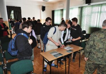 Spotkanie z  przedstawicielem Centrum Rekrutacji Wojskowej w Rzeszowie.