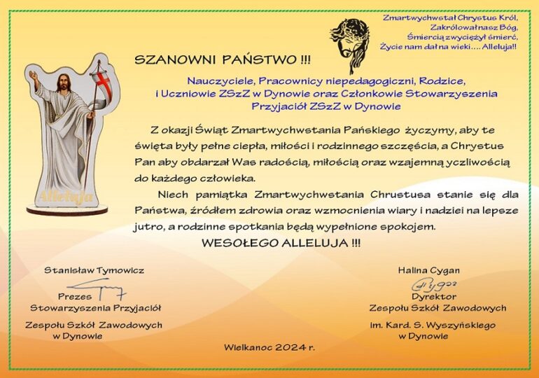 Życzenia Wielkanocne