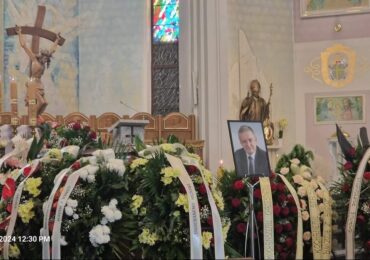 Uroczystości pogrzebowe Dyrektora ZSE w Rzeszowie śp. Stanisława Sienko.
