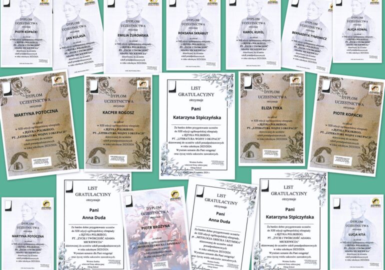 Wyniki Olimpiady OLIMP SCHOOL 2024.