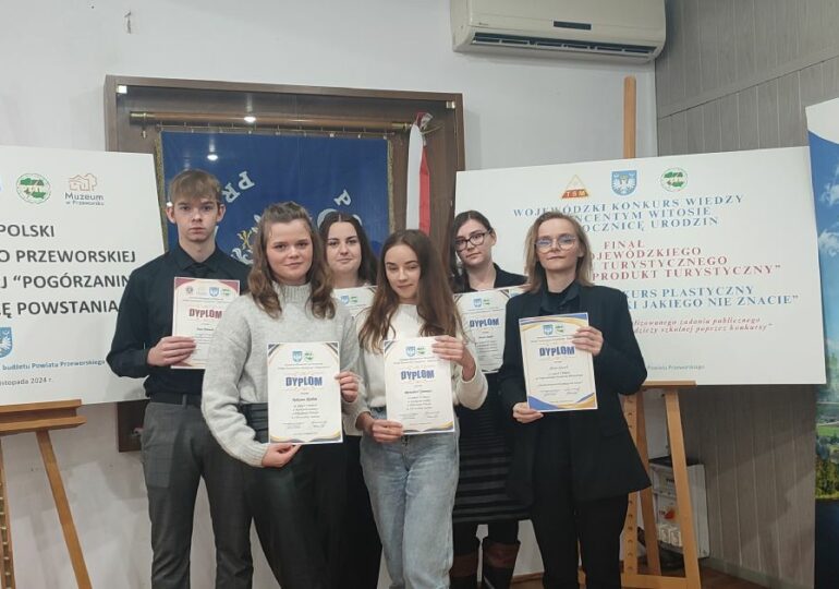 Uroczysta gala konkursowa w Starostwie Powiatowym w Przeworsku.
