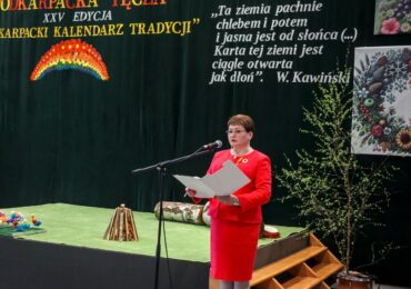 Uroczysta gala konkursowa XXV Edycji Wojewódzkiego konkursu PODKARPACKA TĘCZA" pod hasłem "Podkarpacki kalendarz tradycji".
