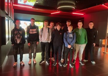 Wyjazd klasy 2TI do kina w Rzeszowie.