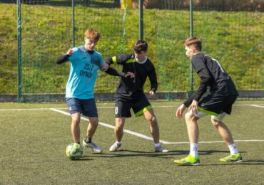 Powiatowa Licealiada w piłce nożnej chłopców.