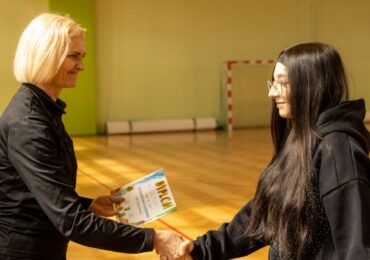 Powiatowa Licealiada w piłce nożnej dziewcząt.