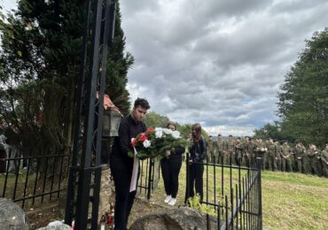 Udział uczniów Zespołu Szkół Zawodowych im. Kardynała Stefana Wyszyńskiego w Dynowie w Uroczystościach Katyńskich.