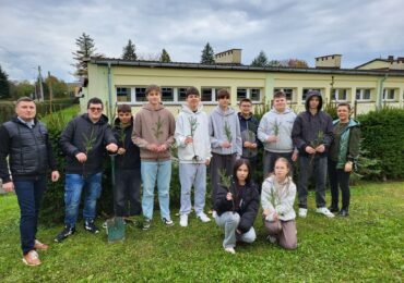 ŚWIATOWY DZIEŃ DRZEWA W ZSzZ DYNÓW – SADZIMY DLA PRZYSZŁOŚCI!