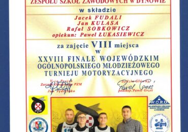 XXVIII OGÓLNOPOLSKI MŁODZIEŻOWY TURNIEJ MOTORYZACYJNY