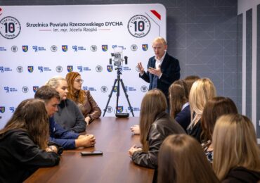 Nasi uczniowie w Departamencie Przyszłości Powiatu Rzeszowskiego.