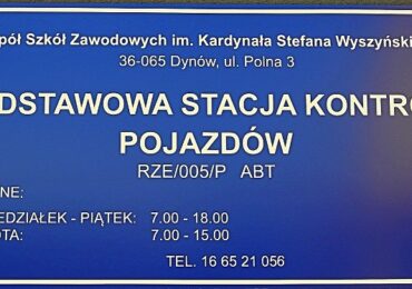 STACJA KONTROLI POJAZDÓW  BĘDZIE ZAMKNIĘTA 23 WRZEŚNIA 2023 r. (sobota)