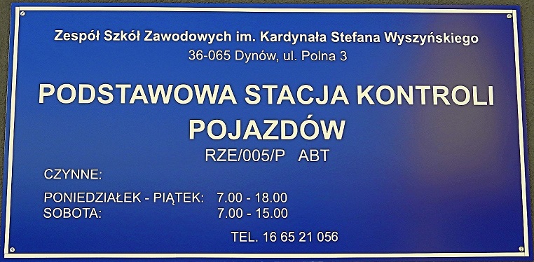 STACJA KONTROLI POJAZDÓW  BĘDZIE ZAMKNIĘTA 23 WRZEŚNIA 2023 r. (sobota)