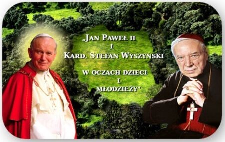 ZAPROSZENIE DO KONKURSU PLASTYCZNEGO  pod hasłem: „Jan Paweł II i Kard. Stefan Wyszyński w oczach dzieci i młodzieży”.