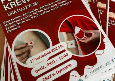 Kampania informacyjna dotyczącą akcji krwiodawstwa