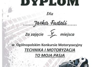 OGÓLNOPOLSKI KONKURS MOTORYZACYJNY „TECHNIKA I MOTORYZACJA TO MOJA PASJA”  w Państwowej Akademii Stosowanych w Przemyślu.