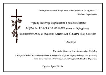 Wyrazy głębokiego współczucia.