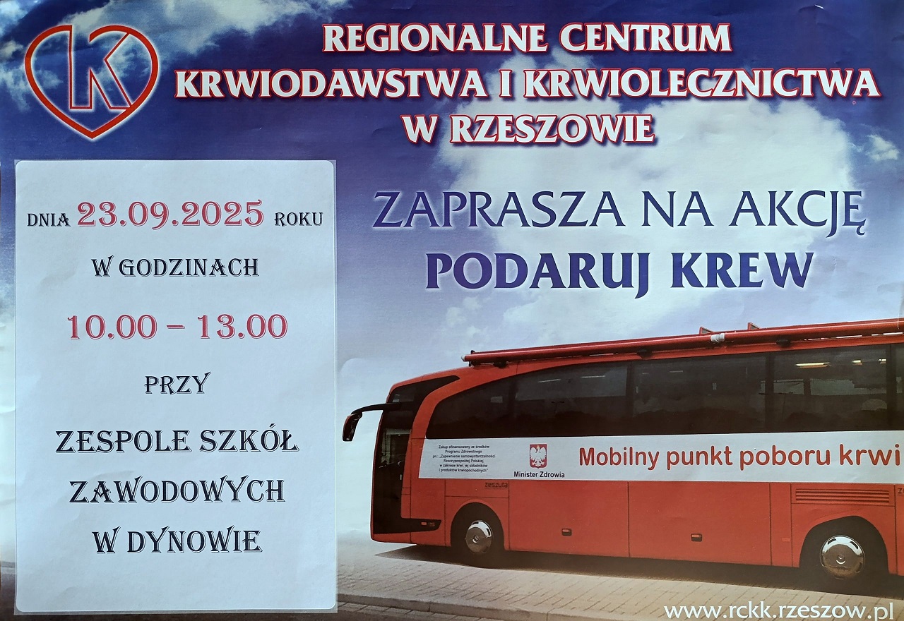 Zapraszamy na akcję – PODARUJ KREW