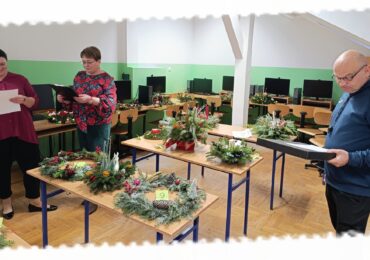 Szkolny Konkurs na „Najładniejszy Stroik Bożonarodzeniowy”