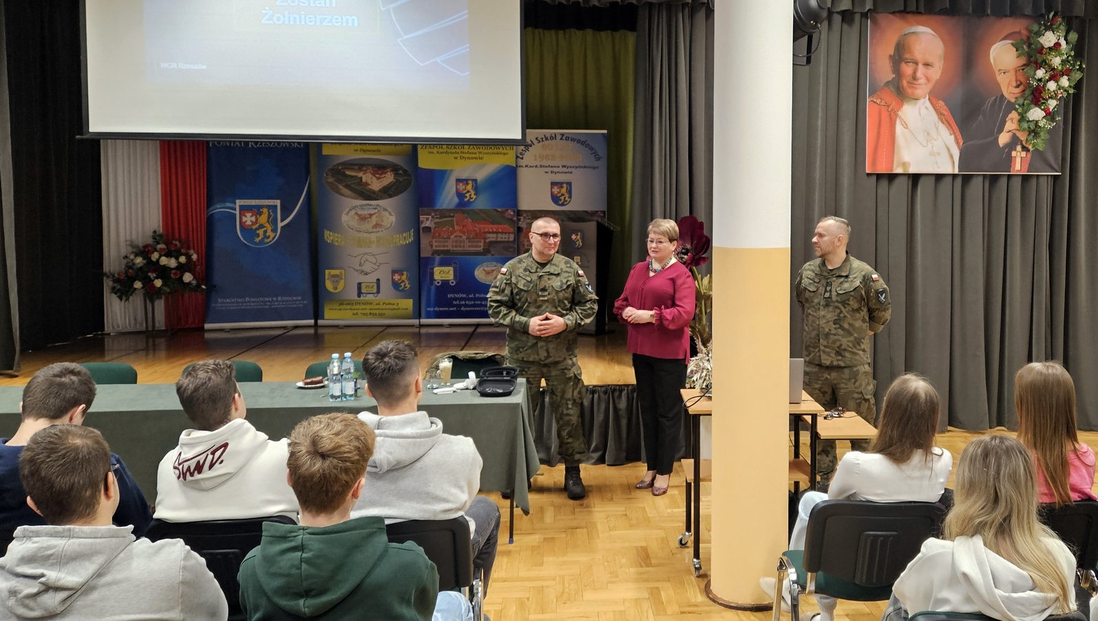 Spotkanie z przedstawicielami Wojskowego Centrum Rekrutacji w Rzeszowie.