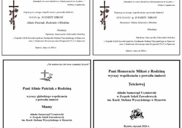 Szczere wyrazy współczucia